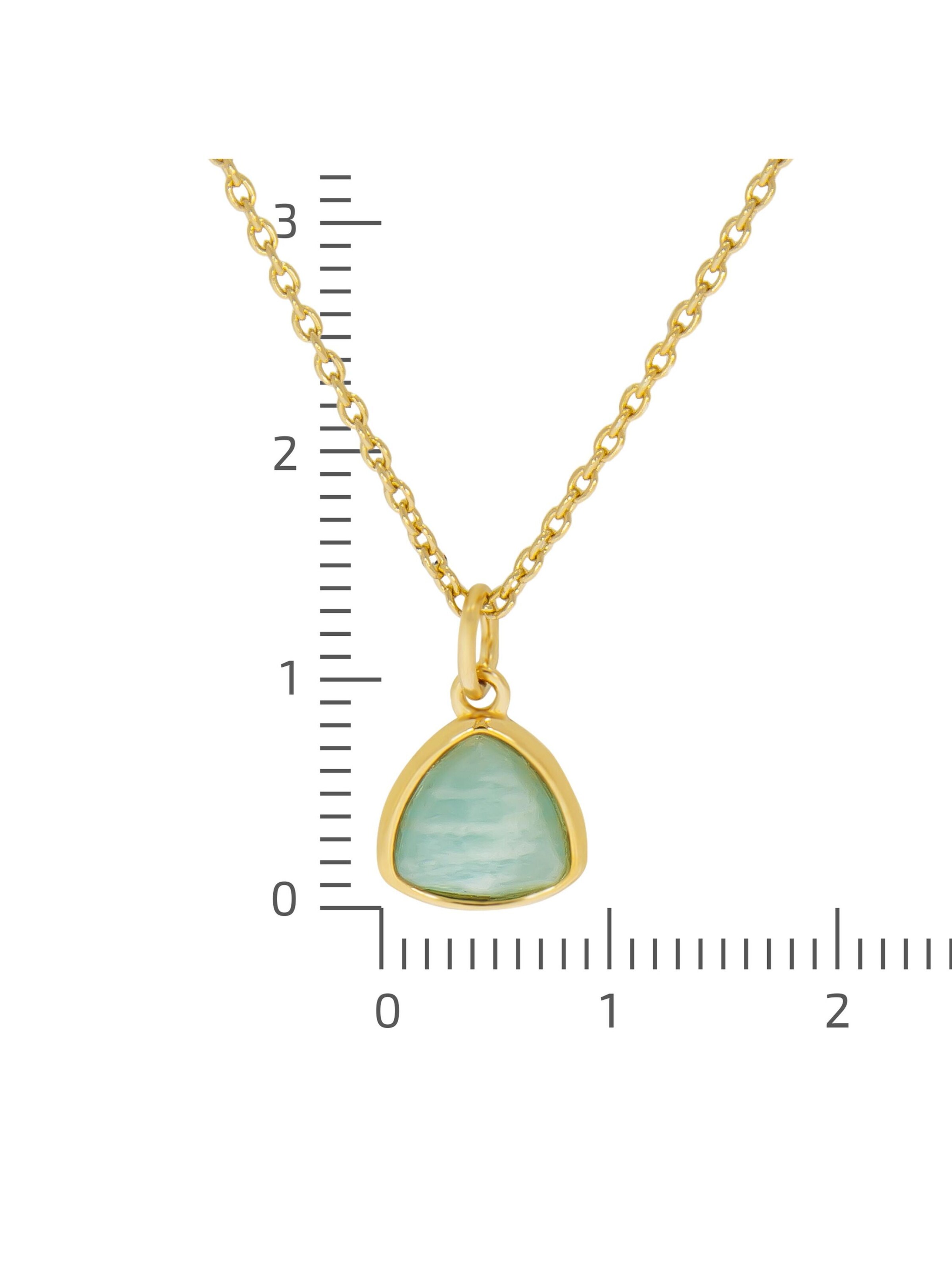 Zeeme Necklace in Yellow: front