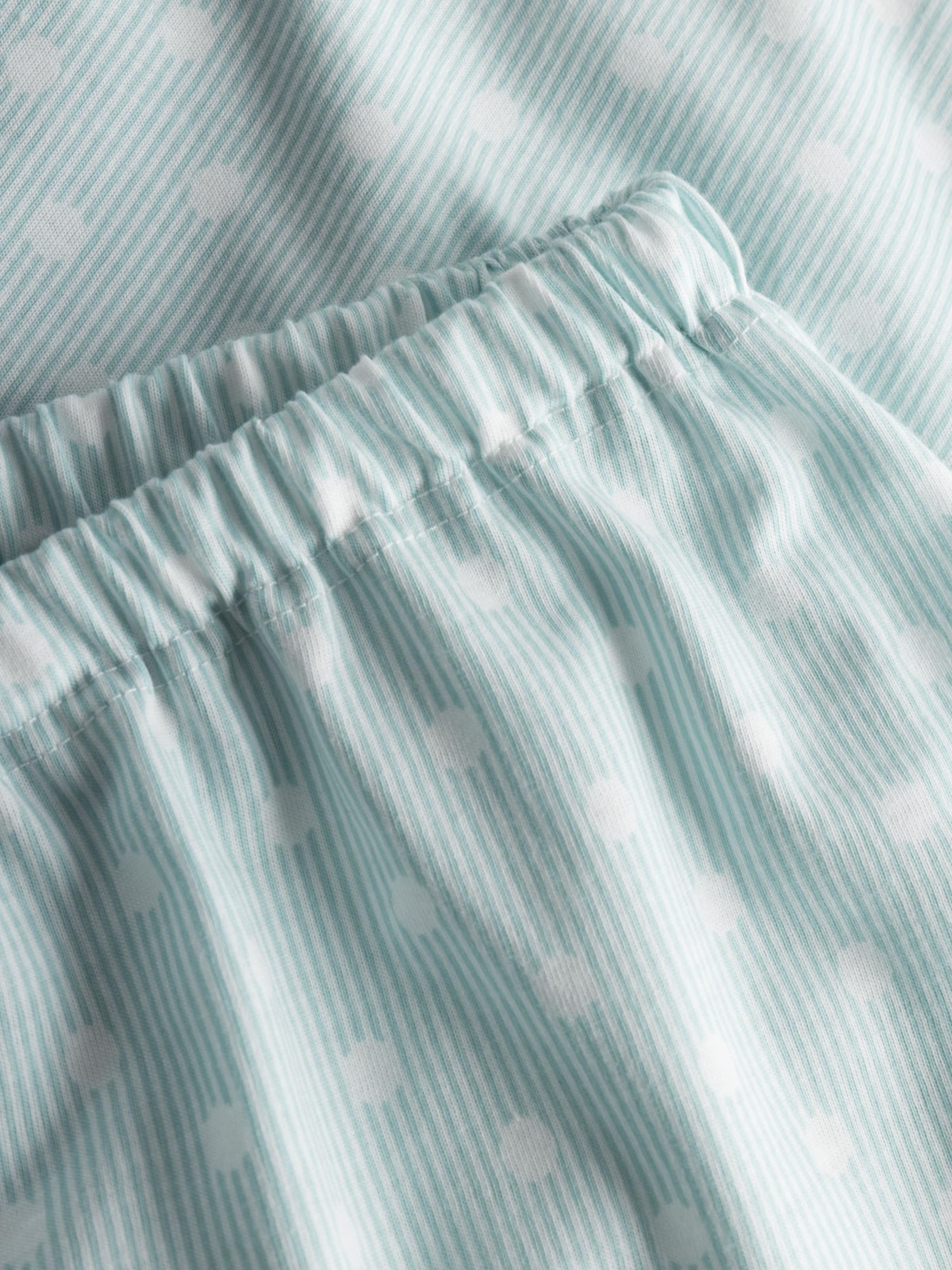 Rösch Pajama ' Mustermix ' in Green