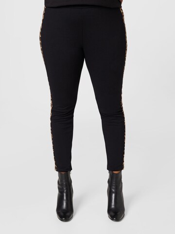 Michael Kors Plus Skinny Leggings in Schwarz: predná strana