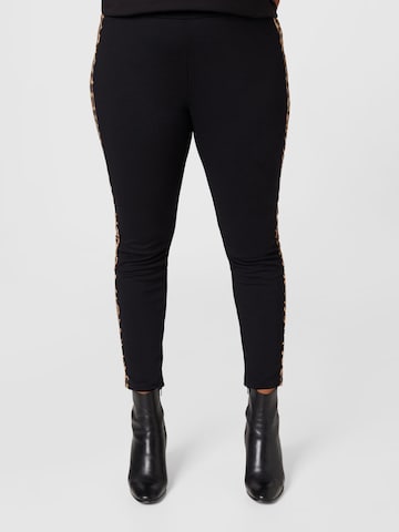 Michael Kors Plus Skinny Leggings in Black: front