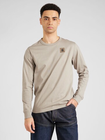 T-Shirt 'Premium Base' G-Star RAW en beige : devant