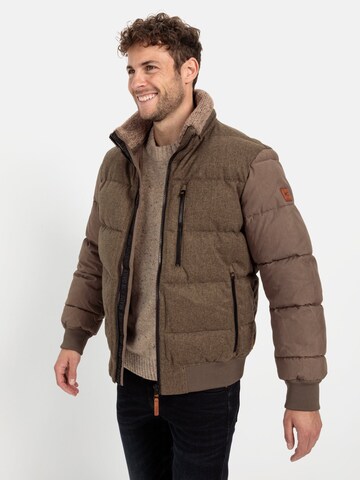 CAMEL ACTIVE Blouson mit Stehkragen in Braun: Vorderseite