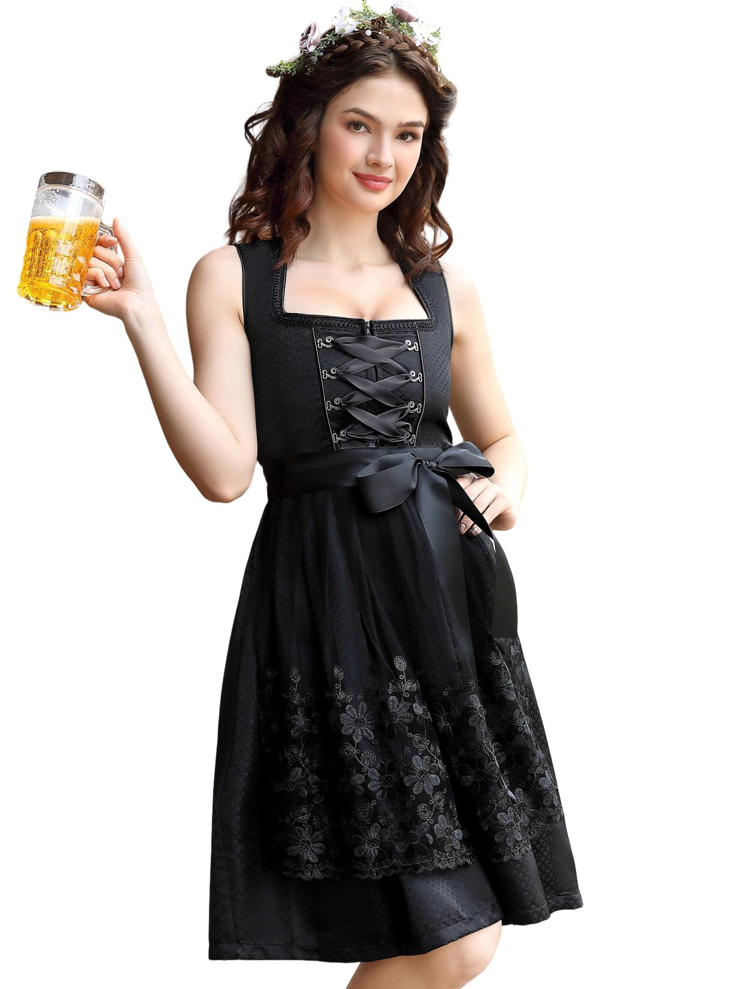 Yesfashion Dirndl‌‌‌‌‌‌‌‌‌ in Schwarz