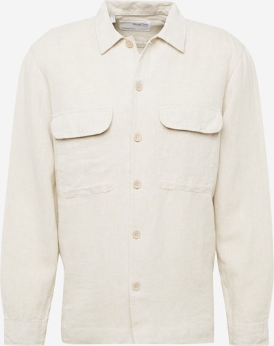 SELECTED HOMME Button Up Shirt 'MADS' in Light grey, Item view