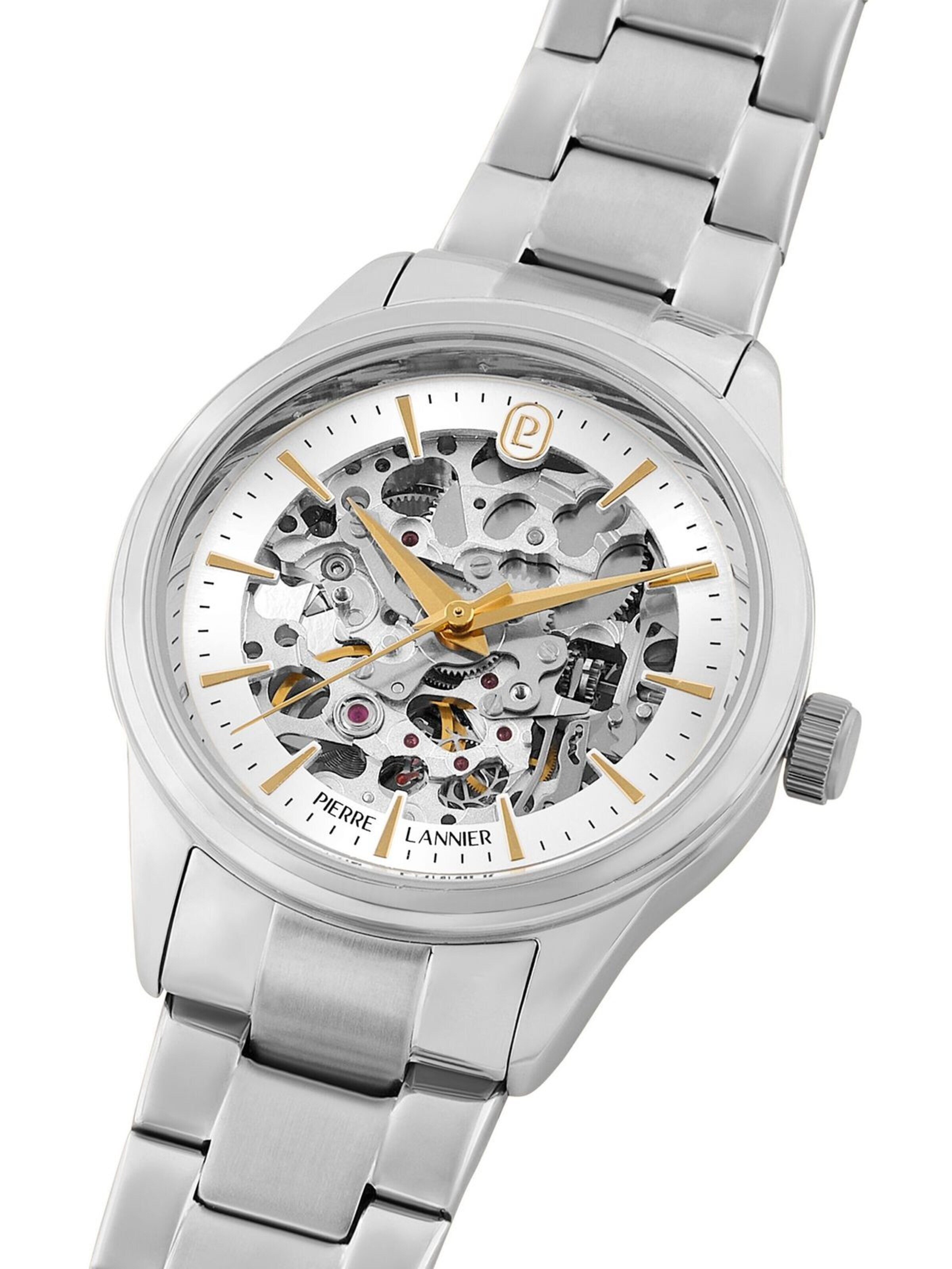 Pierre Lannier Analog watch 'Automatic watch Thea' in Silver
