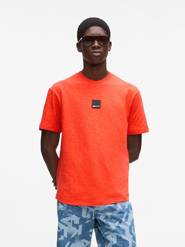 KARL LAGERFELD JEANS Shirt in Rood: voorkant