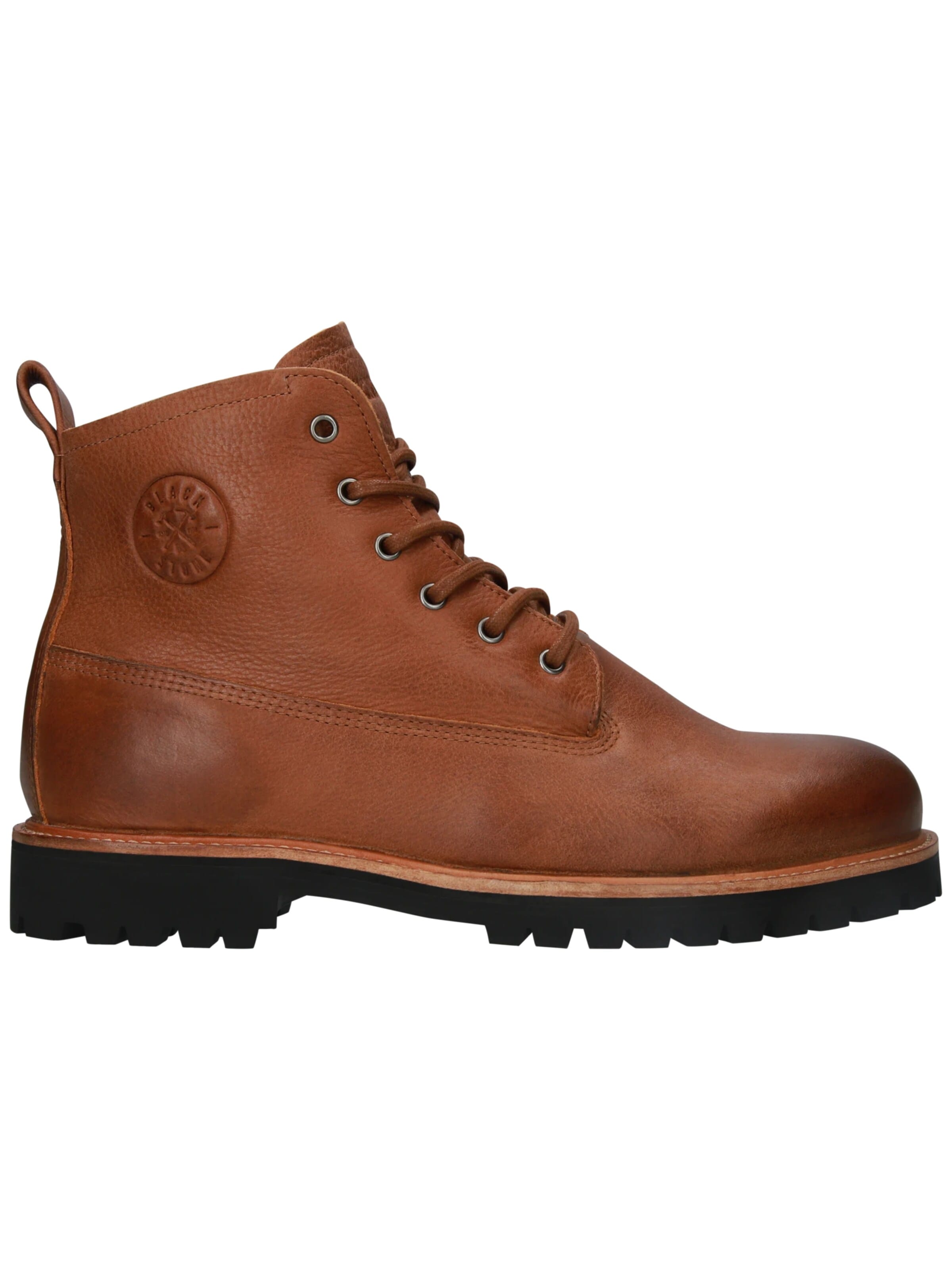 Boots stringati 'Rock Hardy OM62' di BLACKSTONE in marrone: frontale
