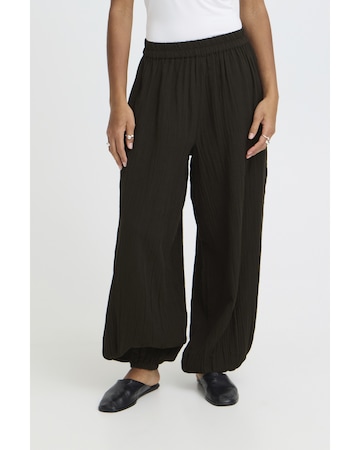 ICHI - regular Pantalón 'CALLIE' en negro