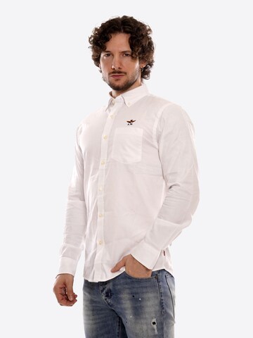 Aeronautica Militare Shirt 'CA127721303 CELESTE' in Weiß