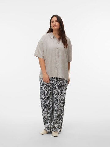 Vero Moda Curve Bluse 'VMCLinn' in Grau