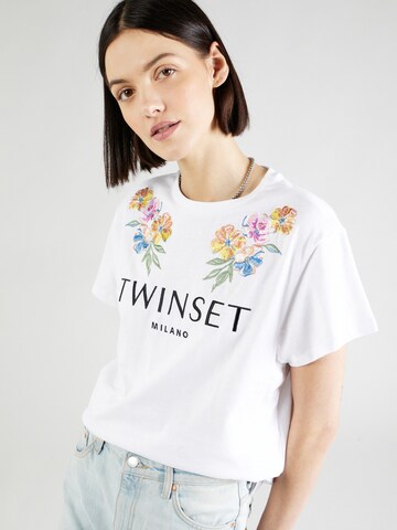 Twinset Shirt in Wit: voorkant