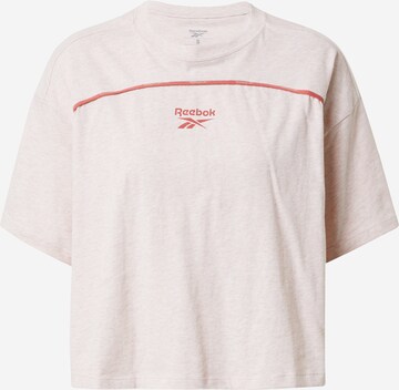 Reebok Functioneel shirt in Beige: voorkant