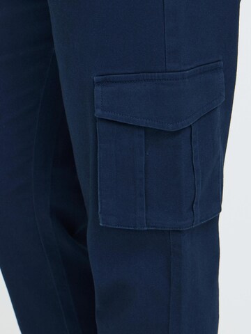 Regular Pantalon cargo ' OXKvita ' Oxmo en bleu