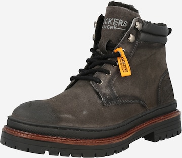 Dockers by Gerli Lace-Up Boots in Grey: front