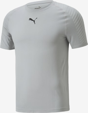 PUMATehnička sportska majica 'Formknit' - siva boja: prednji dio
