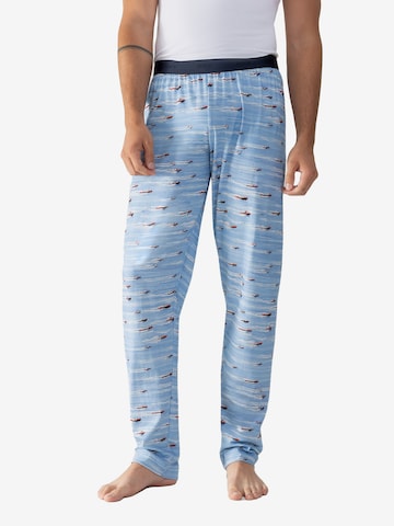 Pantalon de pyjama Mey en bleu : devant