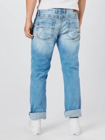 CAMP DAVID Regular Jeans 'Nico' i blå