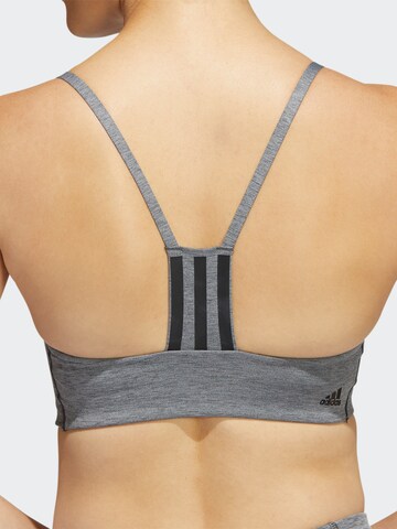 ADIDAS PERFORMANCE Bustier Biustonosz sportowy w kolorze szary