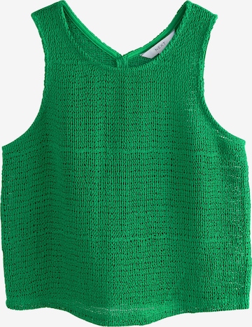 žalia Next Megzta palaidinė be rankovių: priekis