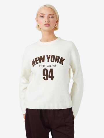 Pullover di BRAVE SOUL in bianco: frontale