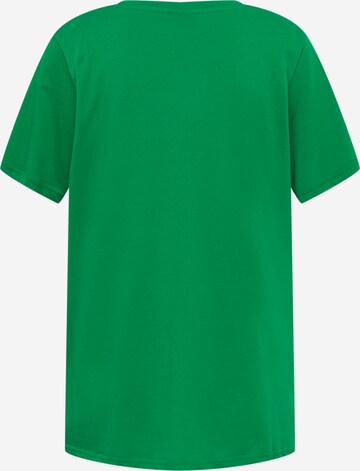 Zizzi T-shirt 'TIFFANY' i grön