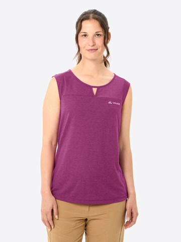 VAUDE Sports top 'Skomer' in Purple: front
