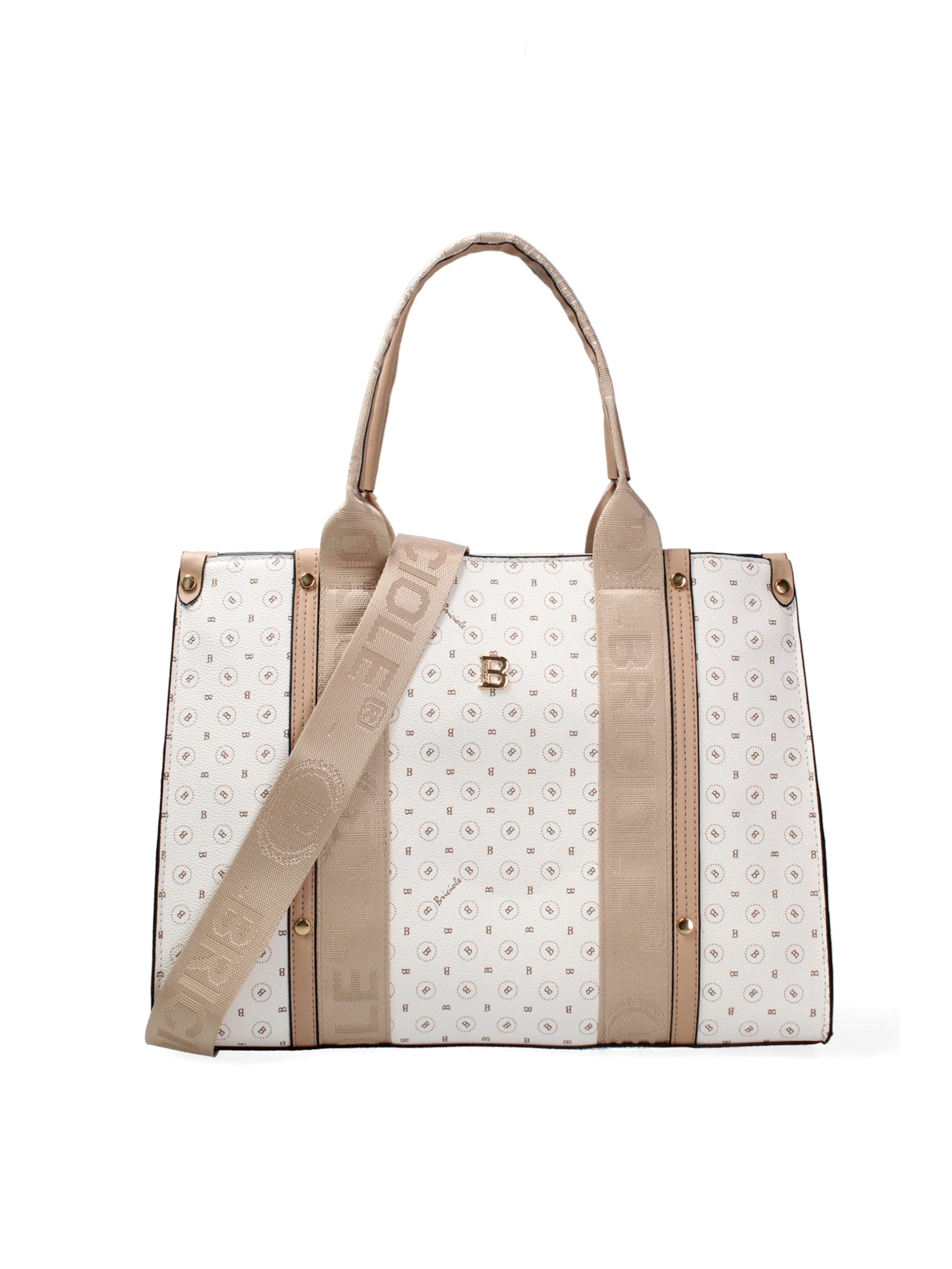Briciole Shoulder bag in White: front