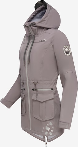 MARIKOO Weatherproof jacket 'Ulissaa' in Grey