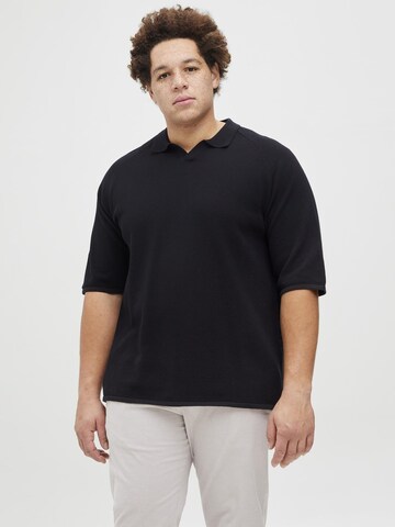 JACK & JONES Sweater in Black: front