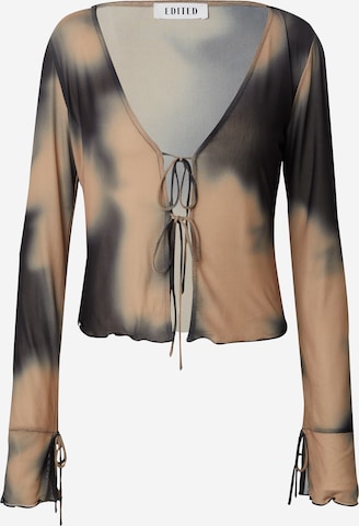 EDITED - Camisa 'Florence' em castanho: frente