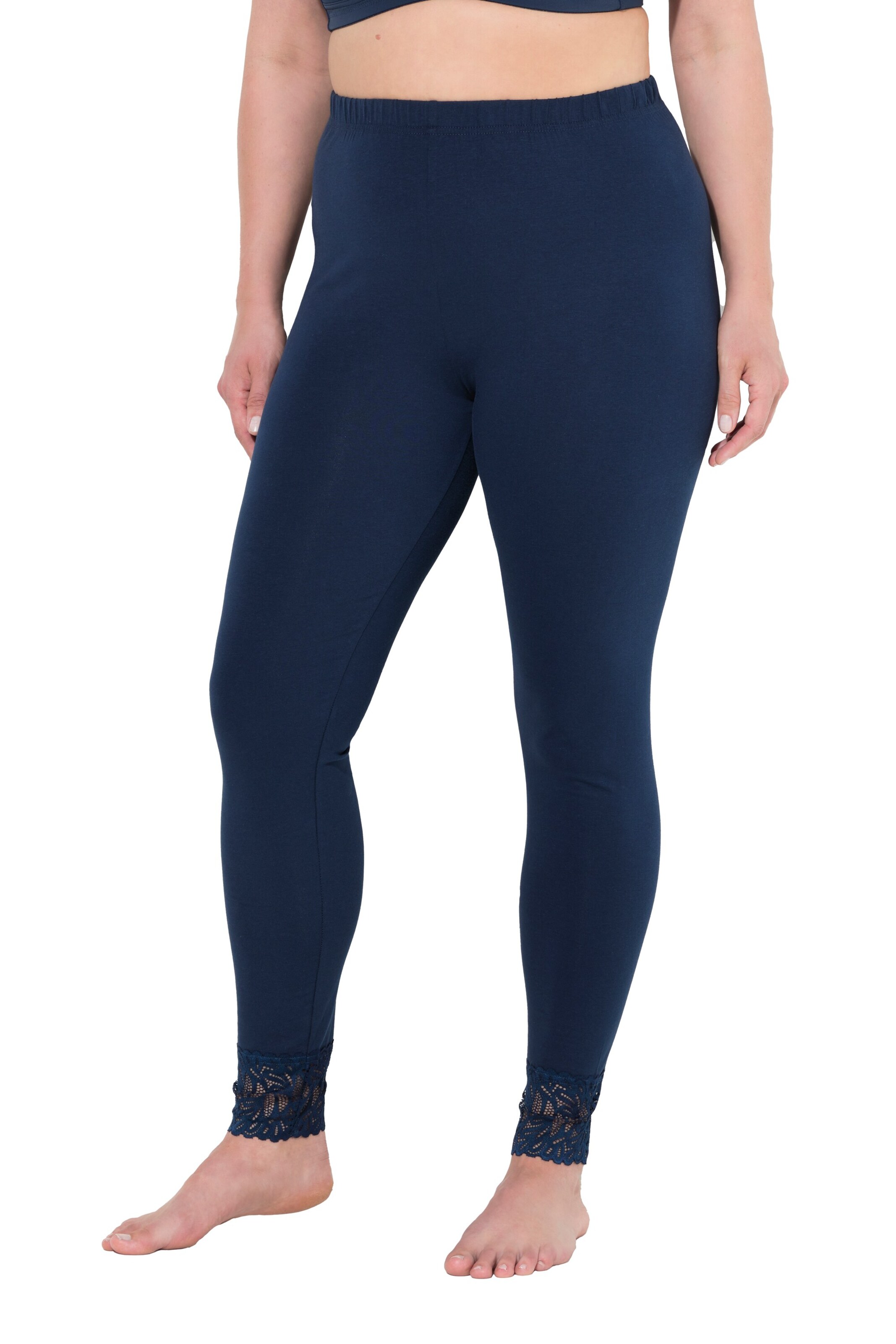 Ulla Popken Regular Pants in Blue: front