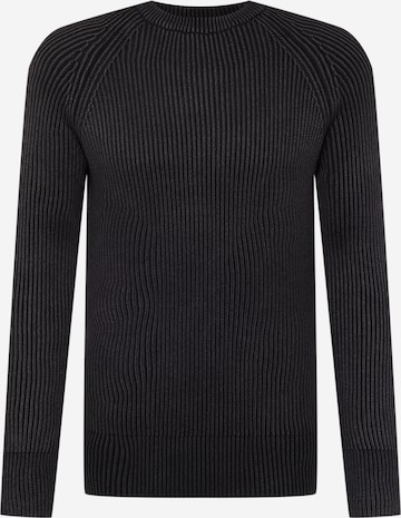 Key Largo Sweater 'FIREFIGHTER' in Grey: front