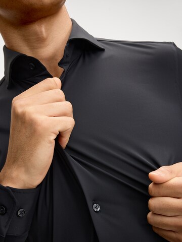 JOOP! Slim fit Overhemd 'Pai' in Zwart