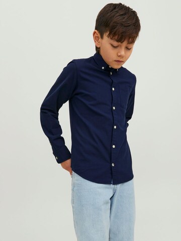 Jack & Jones Junior Regular fit Button Up Shirt in Blue: front