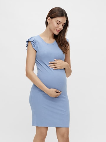 MAMALICIOUS Sukienka 'Dalia' w kolorze niebieski: przód
