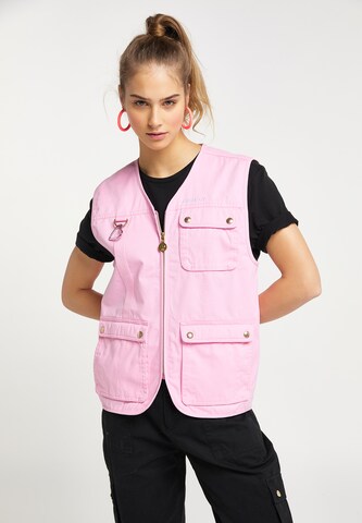 Gilet MYMO en rose : devant