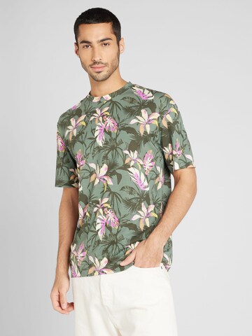 JACK & JONES T-Shirt 'TAMPA' in Grün: predná strana