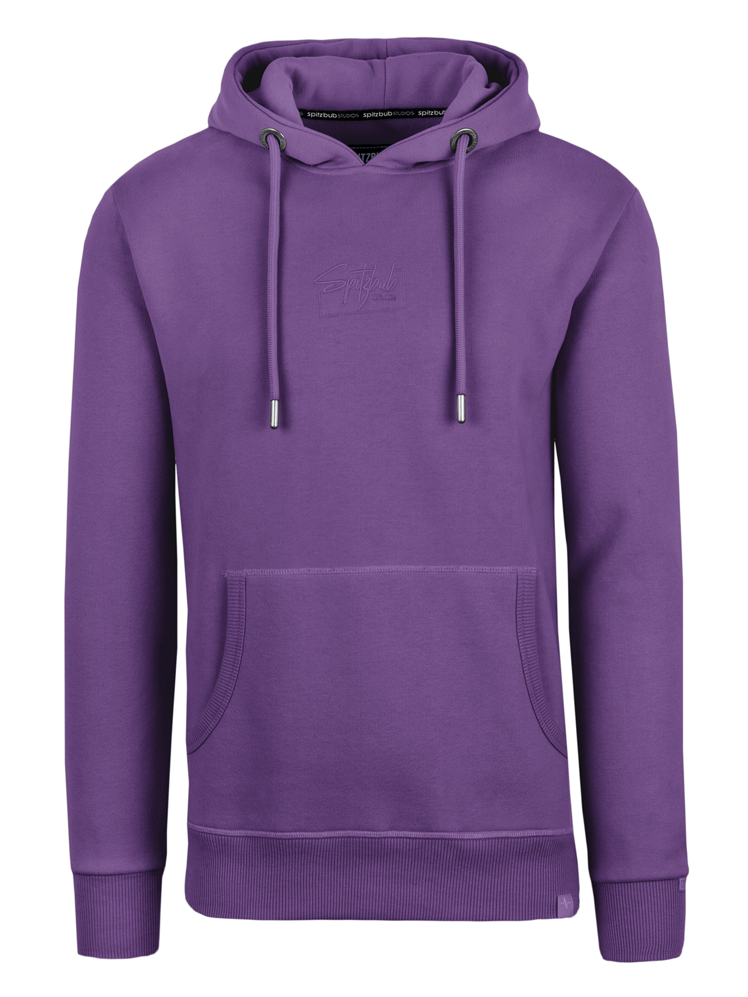Sweat-shirt SPITZBUB en violet : devant