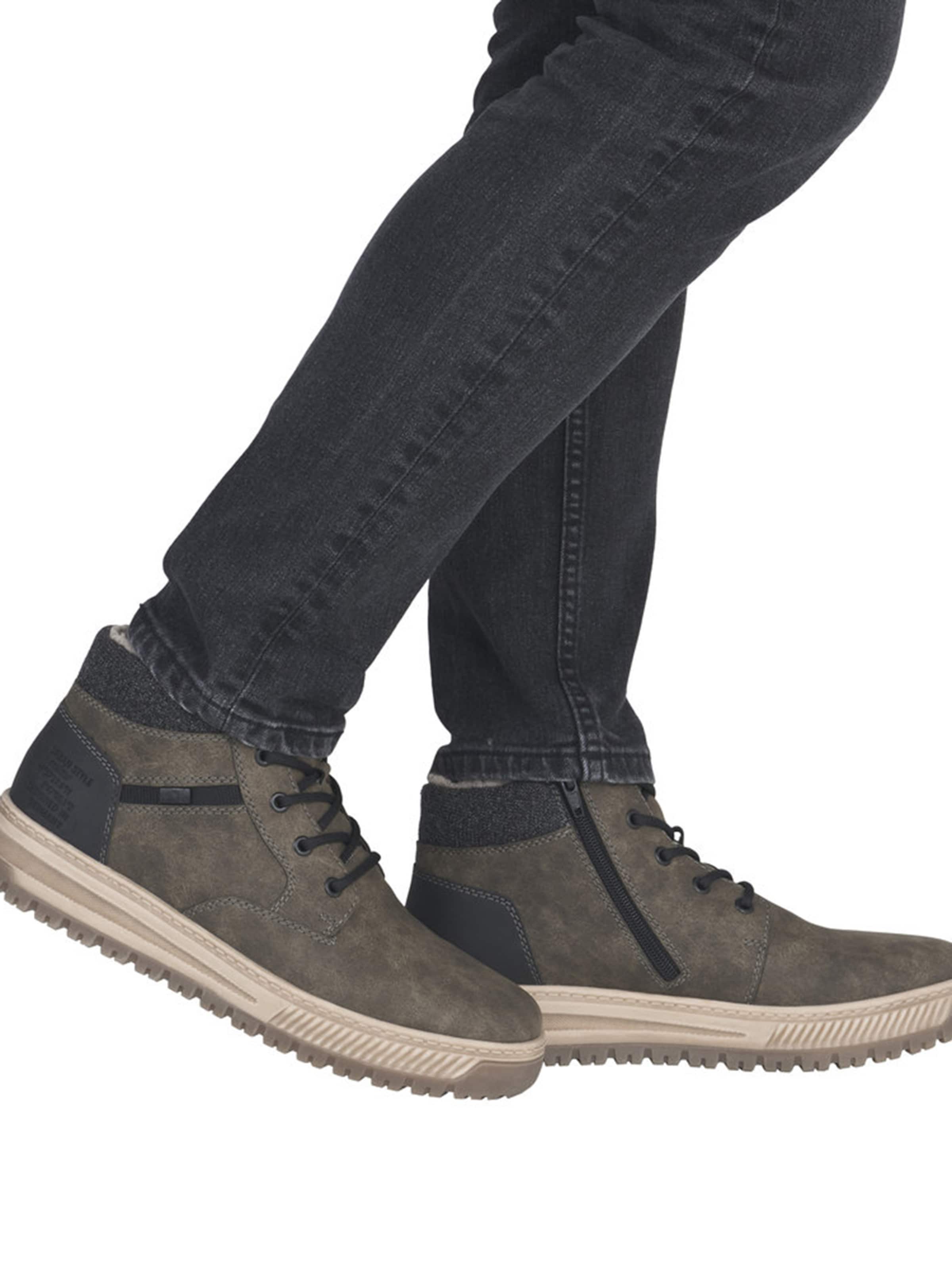 Rieker Ботинки на шнуровке в Коричневый