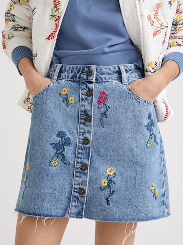 Desigual Rok 'Berna' in Blauw