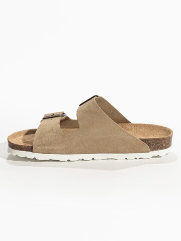 Bayton Pantoletter 'Tracy' i beige