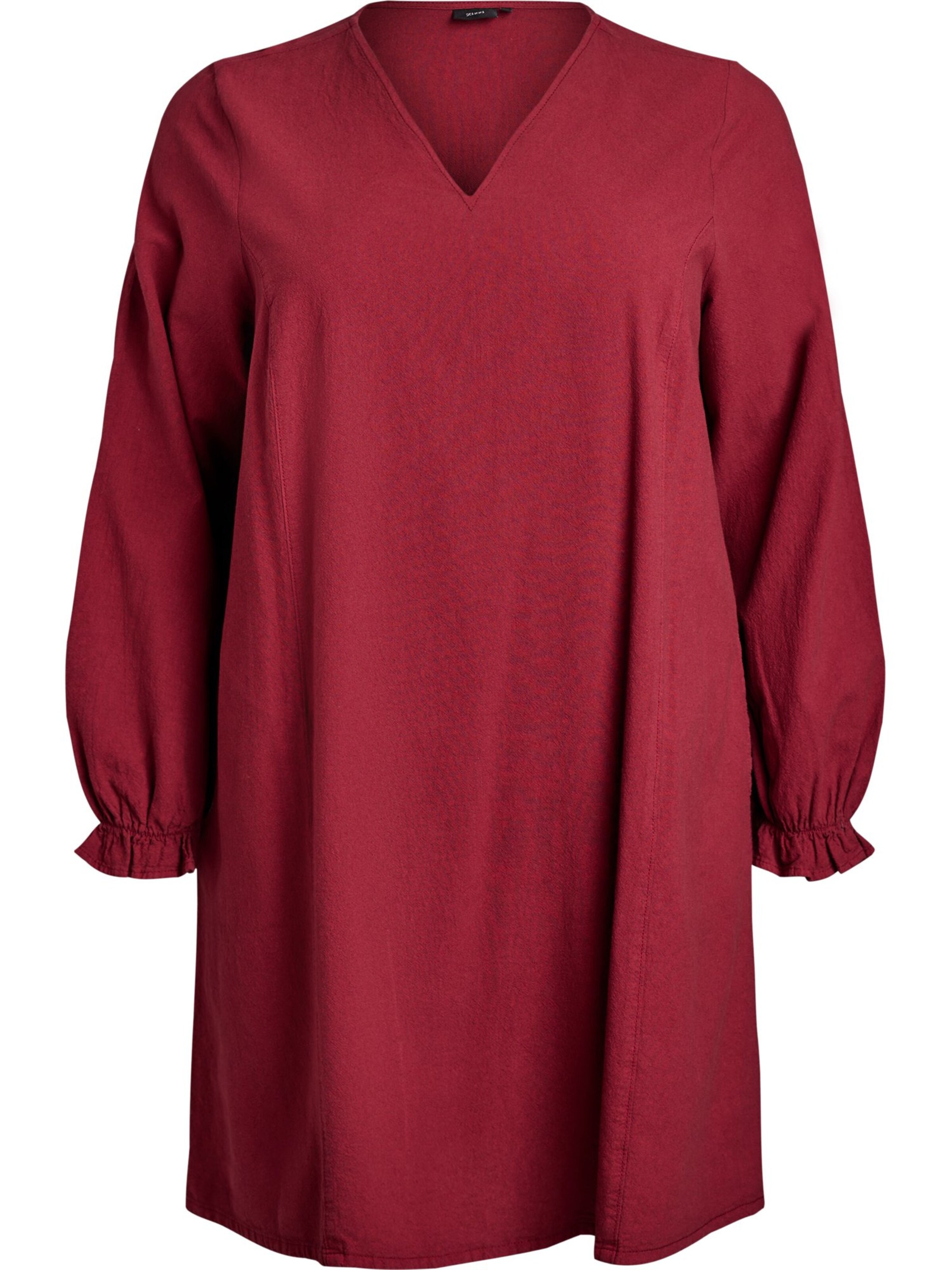 Zizzi Šaty 'Jeasy' – červená: přední strana