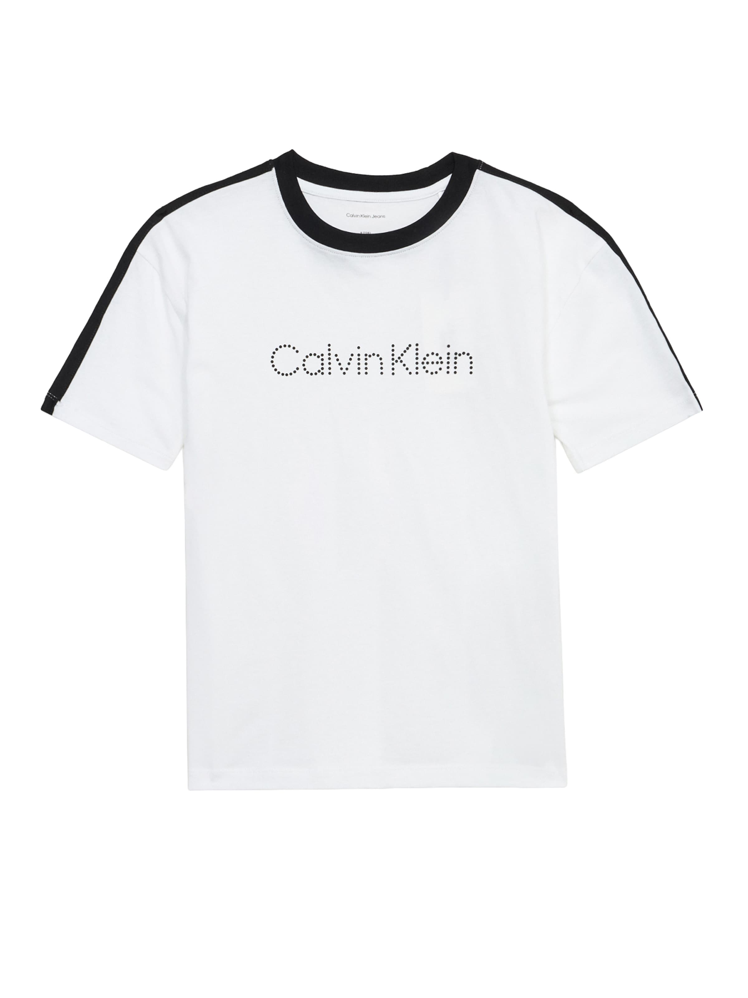 Calvin Klein Jeans T-shirt i vit: framsida