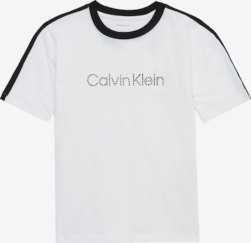 Calvin Klein Jeans T-shirt i vit: framsida