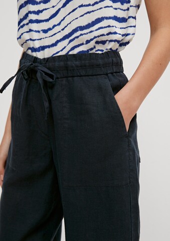 comma casual identity Wide Leg Hose in Blau