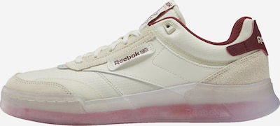 Reebok Classics Baskets basses 'Club C' en crème / bordeaux, Vue avec produit