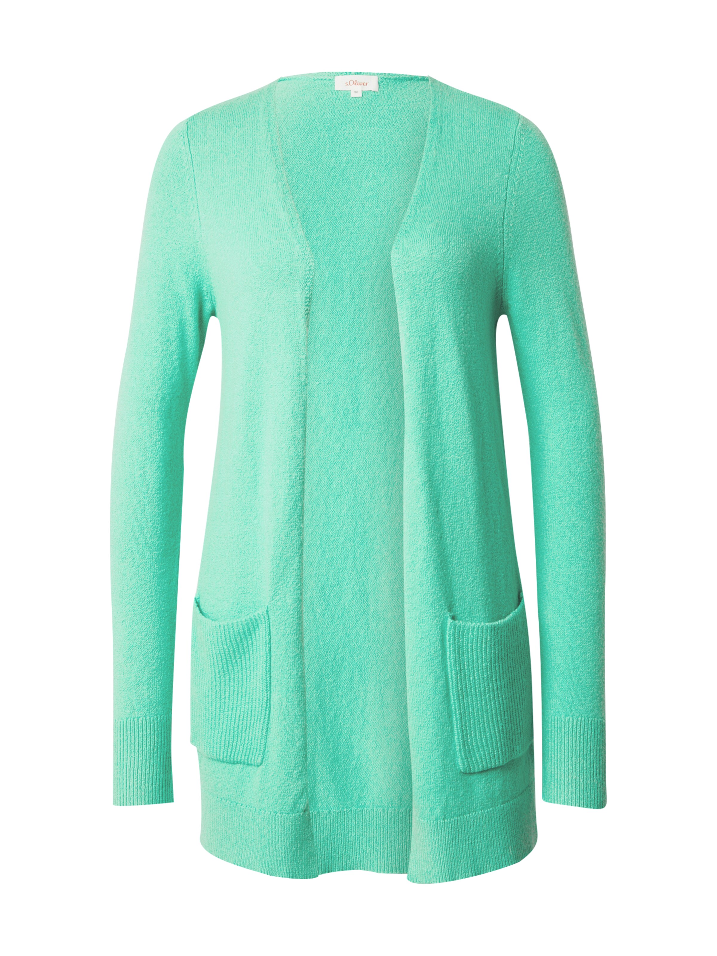 Cardigan s.Oliver en vert : devant