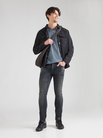 Coupe slim T-Shirt JACK & JONES en bleu