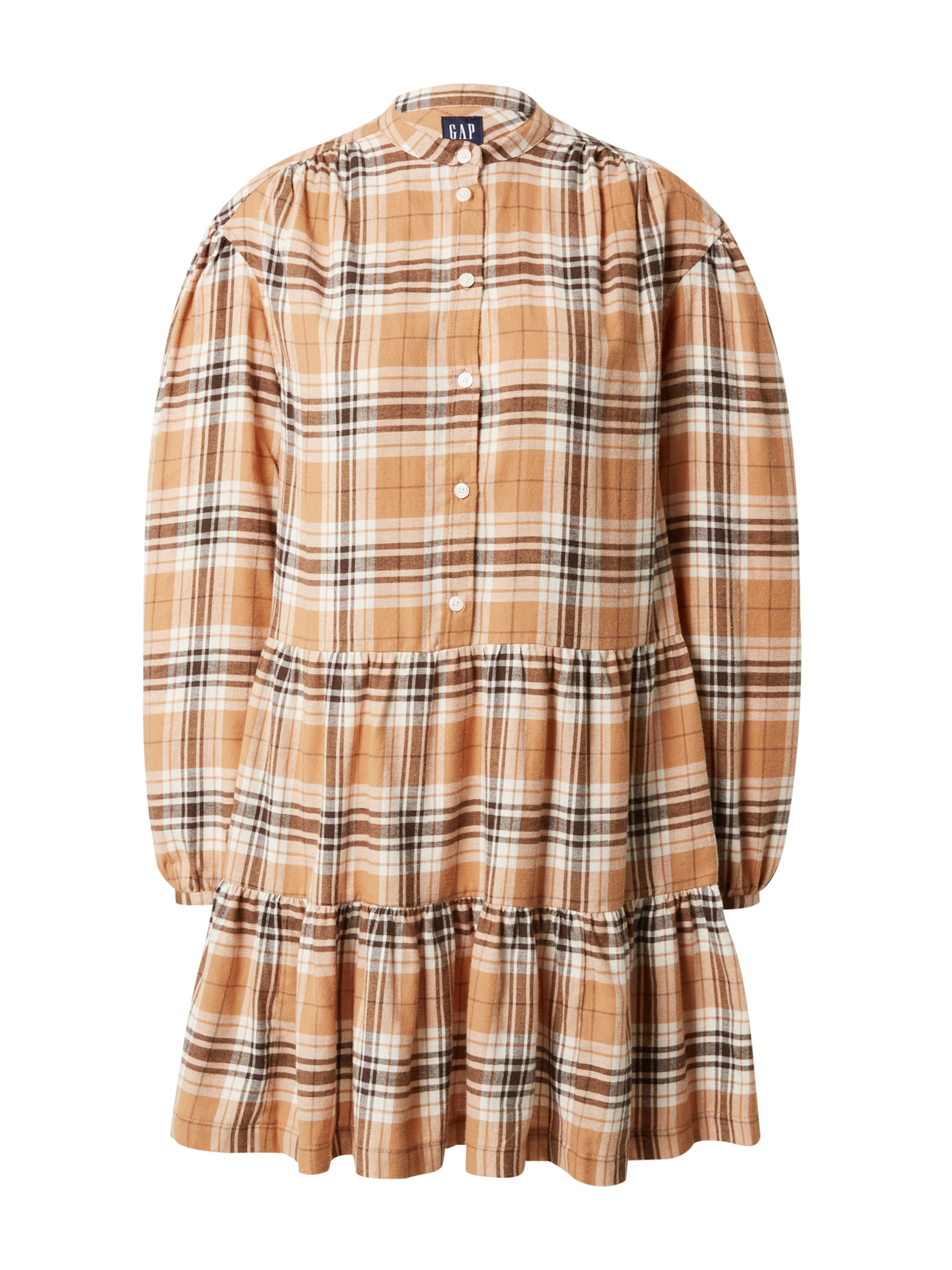 GAP Blousejurk in Beige: voorkant