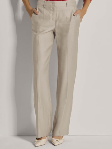 MADELEINE Wide Leg Hose in Beige: Vorderseite